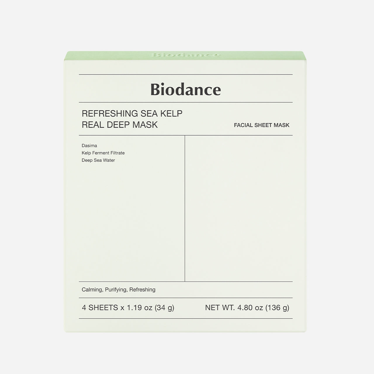 Biodance - Refreshing Sea Kelp Real Deep Mask (BUY 3 GET 4)