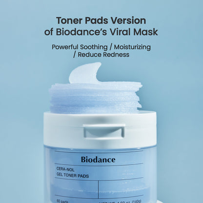 Biodance - Hydro Cera-Nol Gel Toner Pads 60 Units 140g