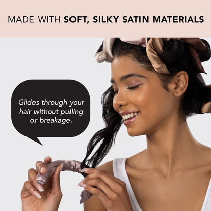 Kit (6 pieces) Kitsch Satin Heatless Hair Curler - Hair Styler