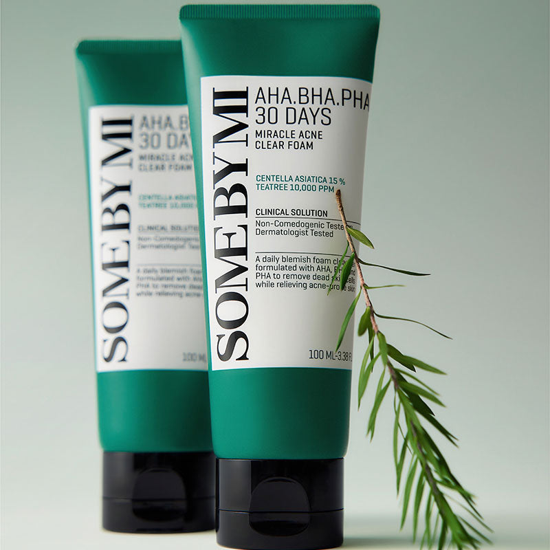 SOME BY MI - Miracle Acne Clear Foam Aha-Bha-Pha Facial Cleansing Foam 100ml