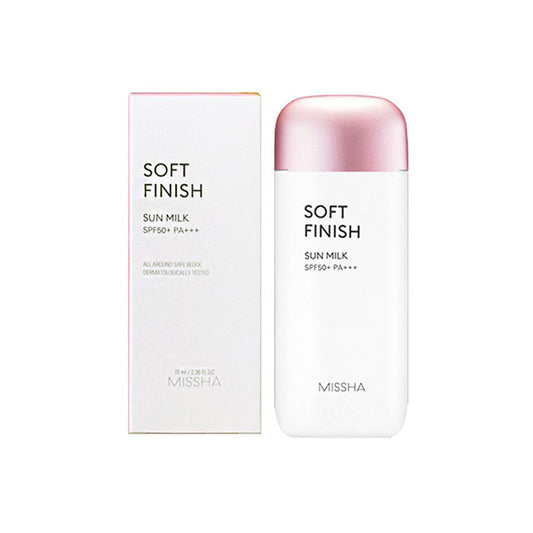 MISSHA - Soft Finish Sun Milk Sunscreen SPF50+/PA+++ 70ml